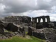 Ruins walls, open to the public