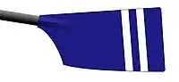 Image showing the rowing club's blade colours