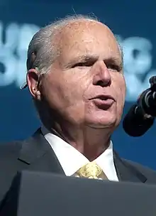 Rush Limbaugh(1951–2021) Radio personality and political commentator