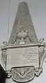 Robert Rushbrook's monument (1781) Saint John the Baptist, Maddermarket, Norwich