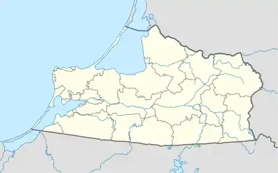 Gusev is located in Kaliningrad Oblast