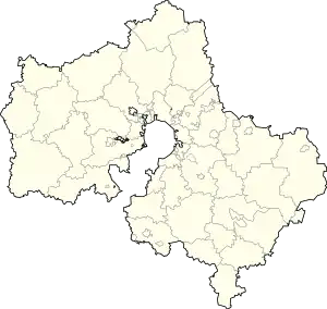 Elektrostal is located in Moscow Oblast