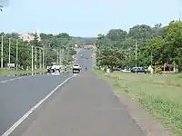 Nearby José Falcón, the city of Asunción can be seen in the background, Paraguay.