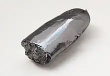 One half of a ruthenium bar.Size ~ 40 × 15 × 10 mmWeight ~44 g