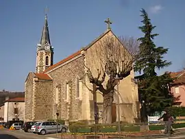 The church in Sérézin-du-Rhône