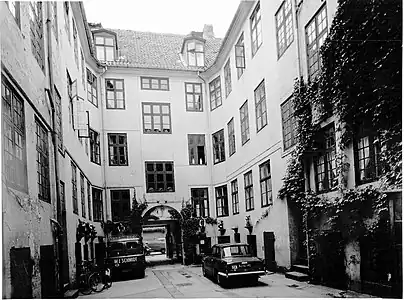 The front wing viewed from the yard, 1970.