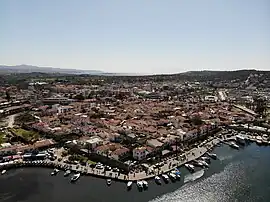 Aerial view of Sığacık