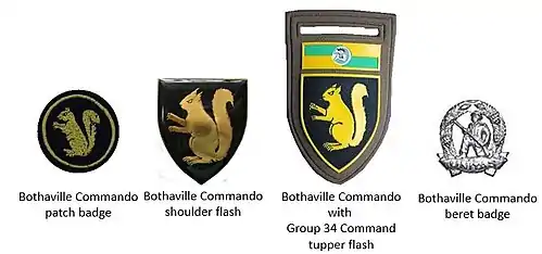 SADF era Bothaville Commando insignia