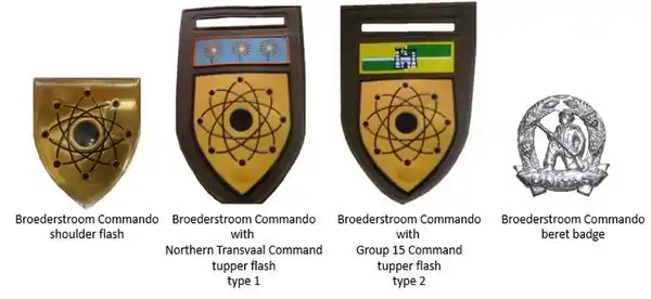 SADF era Broederstroom Commando insignia