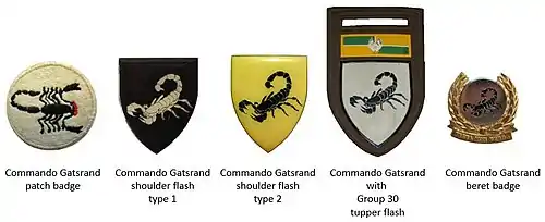 SADF era Commando Gatsrand insignia