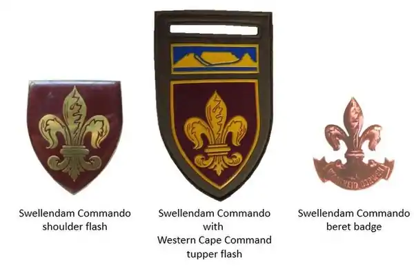 SADF era Swellendam Commando insignia