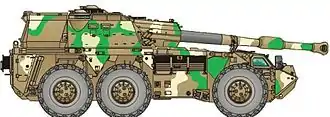 SANDF G6 Rhino