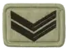 Corporal embossed badge