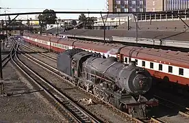 Henschel-built 12AR no. 1542 at Kimberley, 27 March 1983