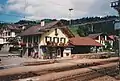 Station in 1995, train-side