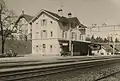 station building, ca. 1950