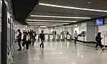 Fare gates at entrance C of the station which connects to the KL Sentral pedestrian link