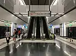 Platform level of the station.