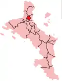 Location within Mahé Island, Seychelles