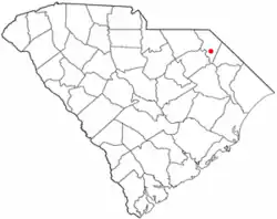 Location of Bristow, South Carolina