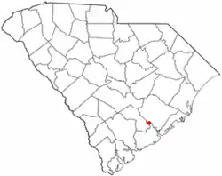 Location of Lincolnville inSouth Carolina