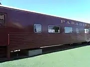 Dining Car in Stillman Railroad Park.