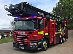 Surrey's 2015 registered aerial ladder platform