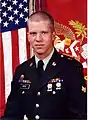 SGT Brian Wood of Alpha Company, 9th Engineer Battalion was killed when his vehicle was struck by a mine on 16 April 2004 during OIF II.