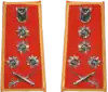 South African Army General Rank shoulder boards