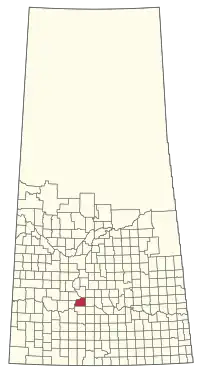 Location of the RM of Maple Bush No. 224 in Saskatchewan