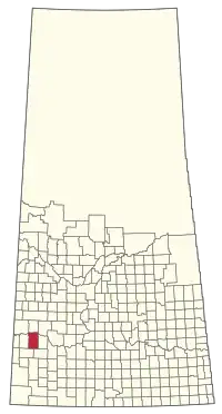 Location of the RM of Clinworth No. 230 in Saskatchewan