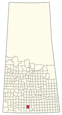 Location of the RM of Stonehenge No. 73 in Saskatchewan