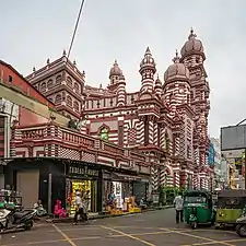 The Jami Ul-Alfar Mosque is one of the oldest Mosques in Colombo