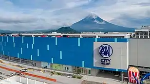 Aerial view of SM City Legazpi