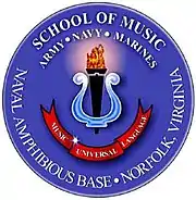 Armed Forces School of Music seal.