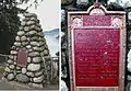 Commemorative cairn for the SS Beaver