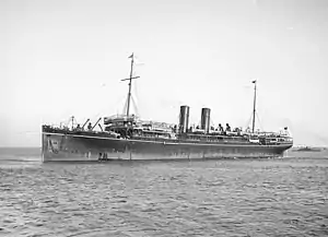 Picture of the P&O passenger steamship the SS India