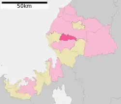 Location of Sabae in Fukui Prefecture