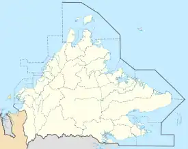 Sandakan is located in Sabah