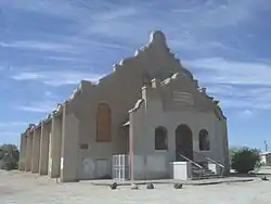 The C. H. Cook Memorial Church, listed in the National Register of Historic Places