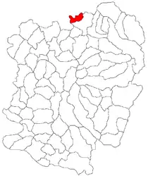 Location in Caraș-Severin County