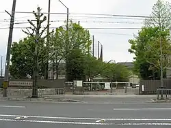 Picture of Front Gate of Sagano High School