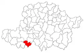 Location in Arad County