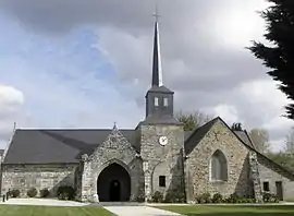 The church in Saint-Aignan