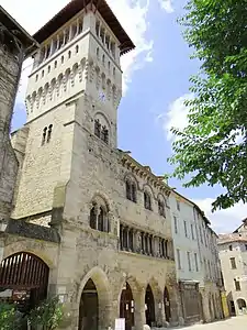 Former bishop's residence, the Hotel Granolhet in Saint-Antonin (12th century)