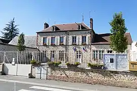 The town hall in Saint-Aubin