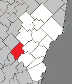 Location within Les Etchemins RCM.