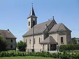 The church in Saint-Bernard