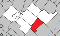 Location within Les Sources RCM.