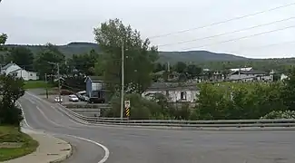 Bridge over Trois-Saumons river in Saint-Damase.